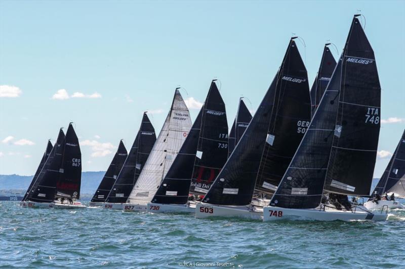 Melges 24 fleet - Melges 24 European Sailing Series 2024 in Trieste, Italy photo copyright YCA / ITA M24 Class / Giovanni Tesei taken at Yacht Club Adriaco and featuring the Melges 24 class