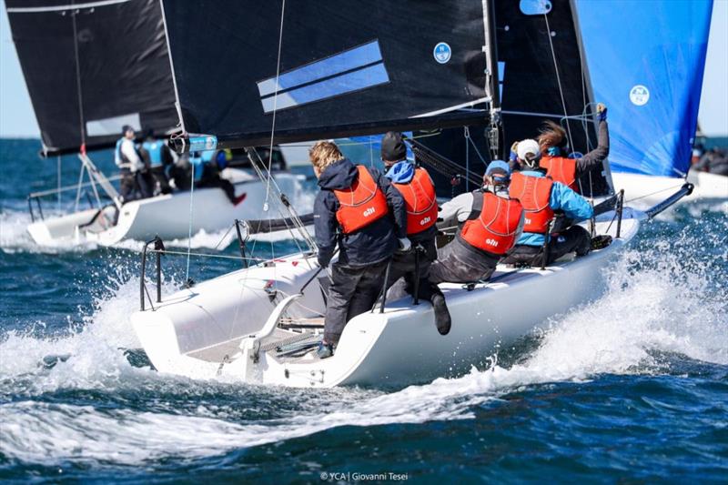 Zhik Race Team (GBR694) of Miles Quinton with Geoff Carveth helming - Melges 24 European Sailing Series 2024 in Trieste, Italy - photo © YCA / ITA M24 Class / Giovanni Tesei