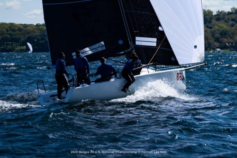 Cuyler Morris' Dark Horse (USA-863) will be on the starting line, ready to go up against some of the Class's toughest teams, in hopes of capturing his first U.S.National title in the Melges 24 photo copyright Hannah Lee Noll / U.S. Melges 24 Class Association taken at Santa Barbara Yacht Club and featuring the Melges 24 class