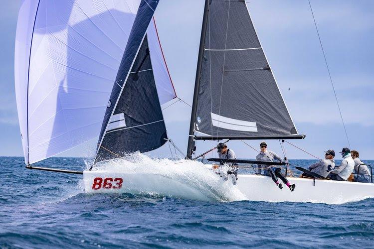 Cuyler Morris leads the 2024 Melges 24 U.S. National Championship by two slim points photo copyright Sharon Green / ultimatesailing.com taken at Santa Barbara Yacht Club and featuring the Melges 24 class