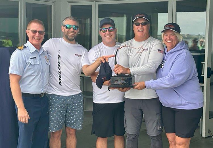 2024 Melges 24 Guardians of the Great Lakes Regatta Champions - Scot Zimmerman, Liz Zimmerman, Kevin Fisher, and Andy Girrell photo copyright U.S. Melges 24 Class Association taken at Grand Traverse Yacht Club and featuring the Melges 24 class