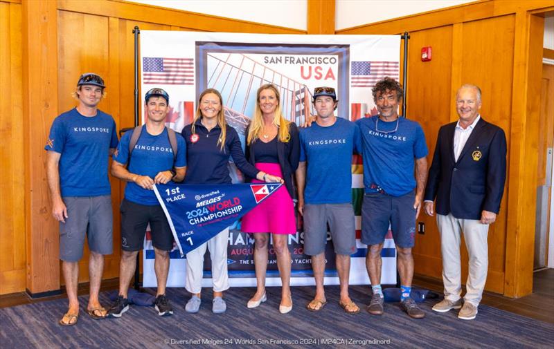 Daniela Moroz and Bora Gulari's team KINGSPOKE USA820 - 2024 Diversified Melges 24 Worlds 2024 San Francisco - photo © IM24CA | Zerogradinord