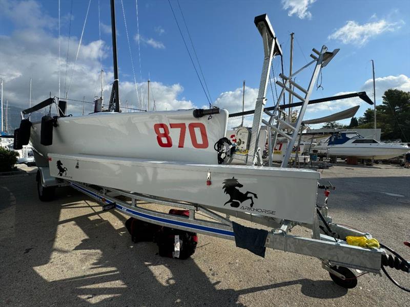 Cuyler Morris' Dark Horse (USA) - the newest Melges 24 in Split photo copyright IM24CA taken at  and featuring the Melges 24 class