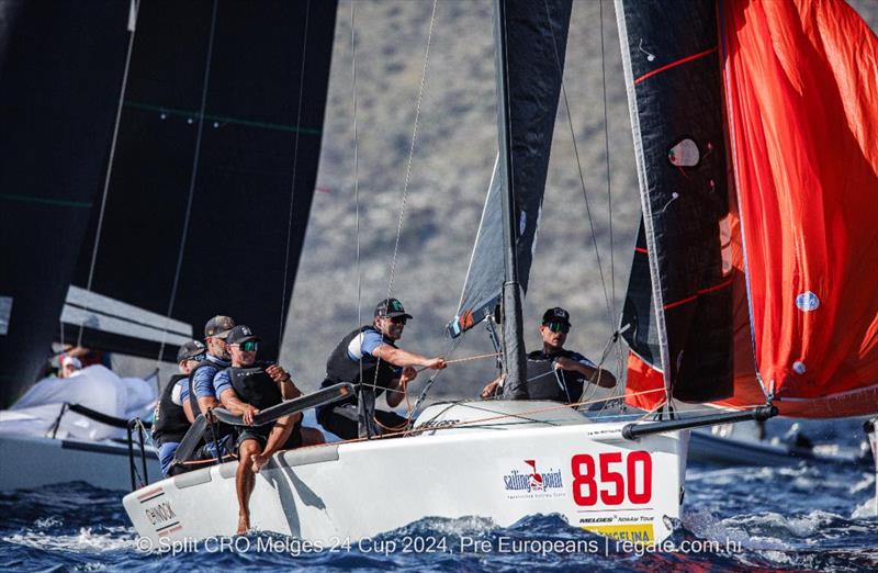 Akos Csolto's Chinook (HUN) - Split CRO Melges 24 Cup 2024 - Pre-Europeans 2024 photo copyright regate.com.hr taken at  and featuring the Melges 24 class