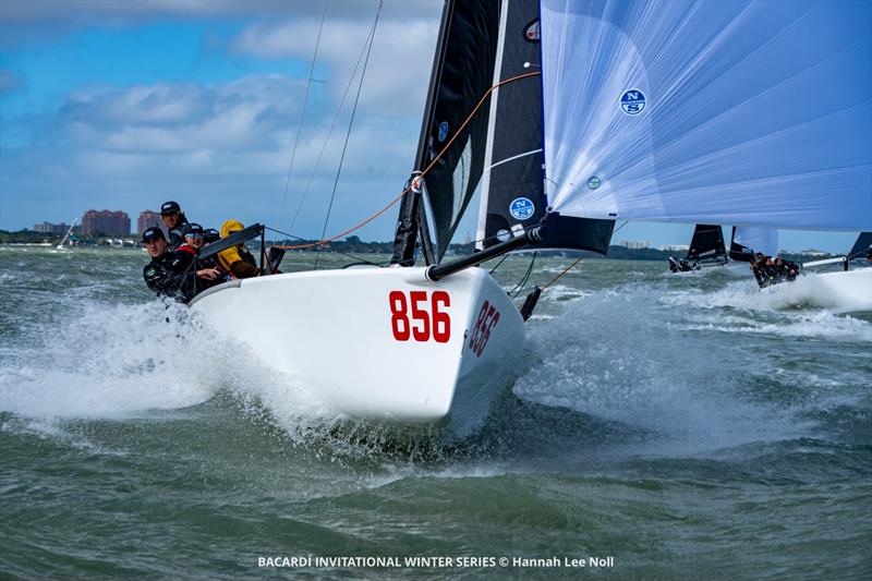 Shooting the breeze in the Melges 24 - photo © Hannah Lee Noll