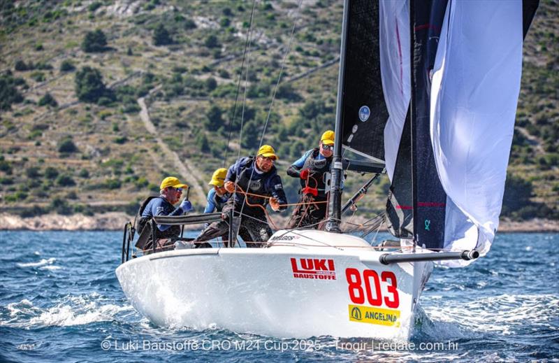 Luka Šangulin's Panjic CRO803 - Luki Baustoffe CRO Melges 24 Cup 2025 - Trogir | Melges 24 European Sailing Series 2025 - photo © regate.com.hr