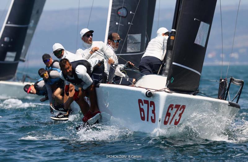 Peter Karrie's team Nefeli GER673 - 2025 Melges 24 European Sailing Series - 2025 Trofeo Gaudi - Monfalcone, Italy - photo © IM24CA / Zerogradinord / Andrea Carloni