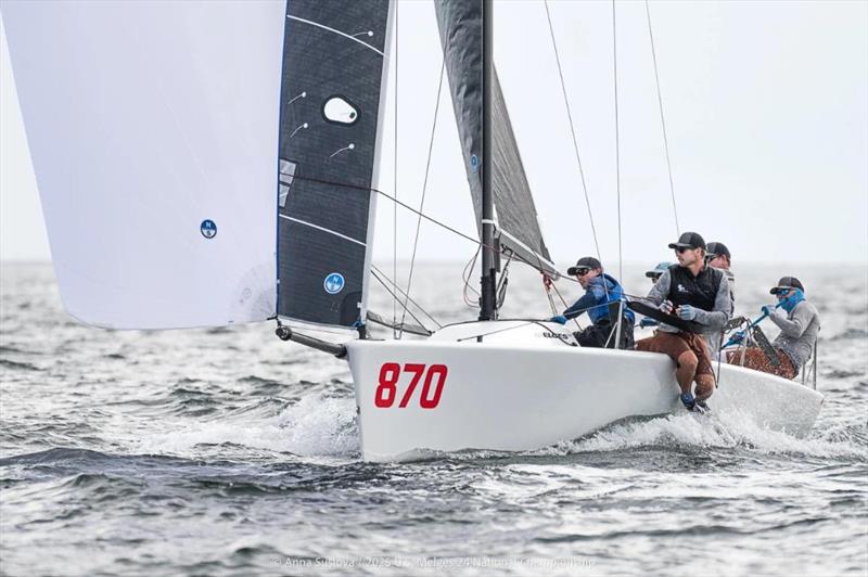 DARK HORSE (USA870) by Cuyler Morris - Melges 24 U.S. National Championship 2025 - Pensacola, FL, USA photo copyright Anna Suslova taken at Pensacola Yacht Club and featuring the Melges 24 class