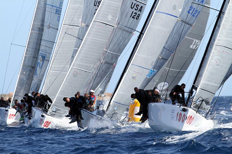 2013 Melges 32 World Championship day 2 photo copyright JOY / IM32CA taken at Yacht Club Porto Rotondo and featuring the Melges 32 class