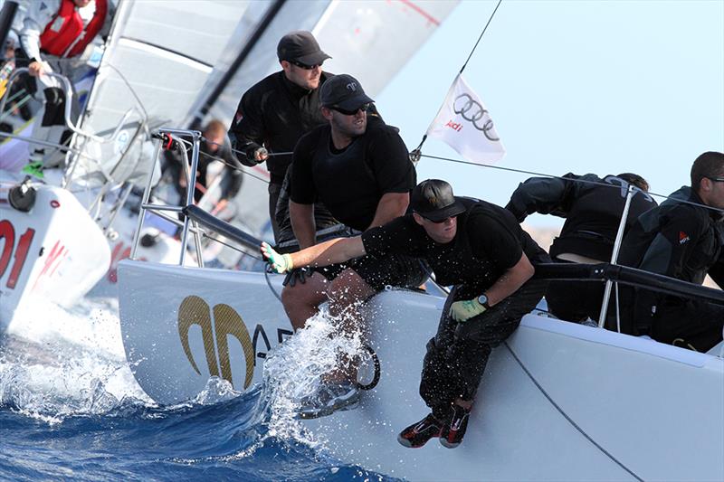 2013 Melges 32 World Championship day 2 photo copyright JOY / IM32CA taken at Yacht Club Porto Rotondo and featuring the Melges 32 class