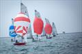 Merlin Rocket Craftinsure Silver Tiller and SW Series at Hooe Point © Paul Gibbins Photography