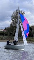 Mark Stockbridge and Charlie Cotter win Gold Fleet in the Merlin Rocket Felucca Trophy at Hollingworth Lake © Steve Richardson