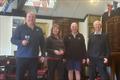 Third place Thames Series, Stuart Jenkins and Nicola Scaddan - Craftinsure DeMay and Thames Series Merlin Rocket event at Minima © MYC