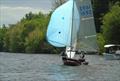 First place, Rob and Hattie Cage - Craftinsure DeMay and Thames Series Merlin Rocket event at Minima © Robin Broomfield