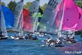 First race, lots of boats, lots of colour - Merlin Rocket Allen South East series at Fishers Green © Rob O'Neill