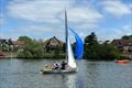 Andy Harris and Lyra Wade on their way to winning in Crescendo - Merlin Rocket Thames Series at Tamesis © Ros Warwick-Haller