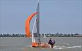 Guy Brown and Greg Martin in the 'General Lee' - Merlin Rocket Craftinsure Silver Tiller and Allen SE Series at Brightlingsea © Stuart Smith