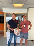 Chris Jennings and Pete Nicholson win the Merlin Rocket Craftinsure Silver Tiller at Queen Mary Sailing Club © James Wells