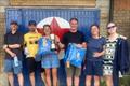 Rob Mancini and Chris Hill (third), Andy Harris and Sara Warren (first), Fran Gifford and Anna Aylward (second) - Merlin Rockets in the Upriver Race at Ranelagh © RSC