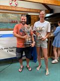 Tom Gillard and Rachel Gray win the Merlin Rocket Aspire National at Looe © Alex Pausey