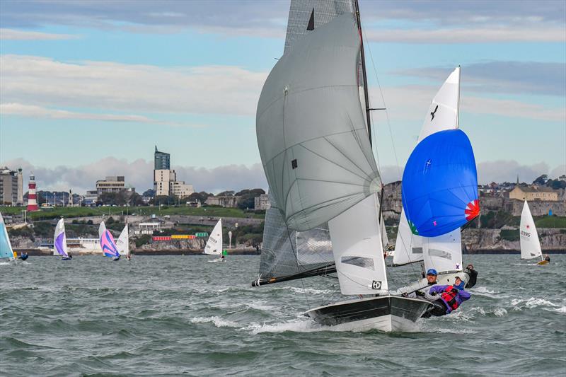 Gul Allspars Final Fling in Plymouth Sound photo copyright Lee Whitehead / www.photolounge.co.uk taken at  and featuring the Merlin Rocket class