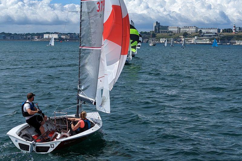 Merlin Rocket Craftinsure Silver Tiller and SW Series at Hooe Point photo copyright Lizzie Eyre taken at Hooe Point Sailing Club and featuring the Merlin Rocket class