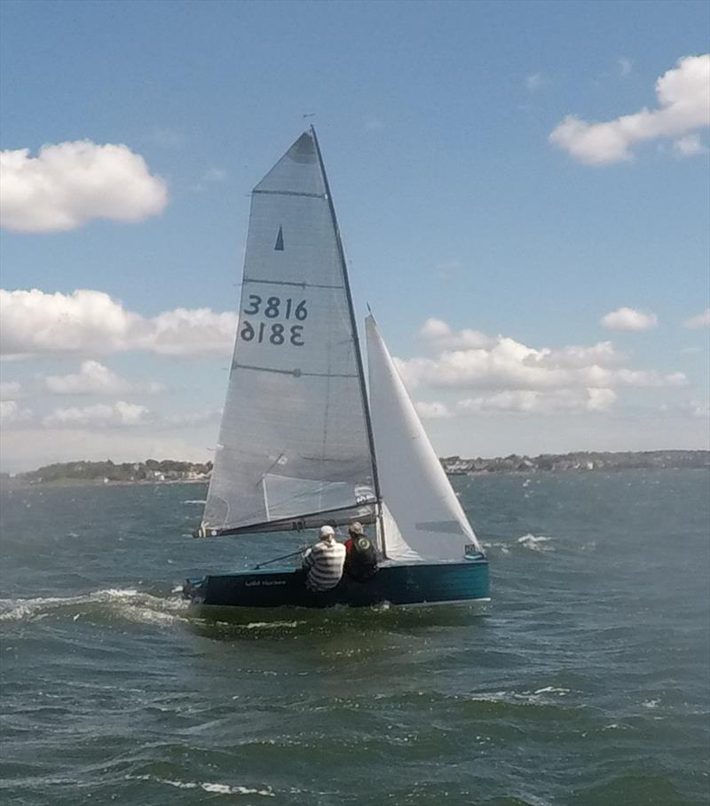 Phil Emery and Julie Nuttel during the Whitstable YC Club Championship photo copyright Steve Gray taken at Whitstable Yacht Club and featuring the Merlin Rocket class