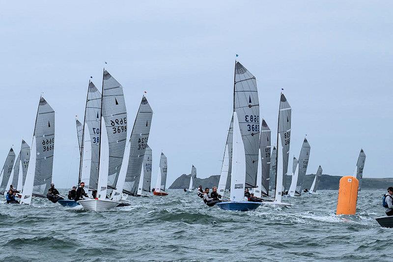 Merlin Rocket Nationals at Tenby day 1 photo copyright Alistair Mackay taken at Tenby Sailing Club and featuring the Merlin Rocket class