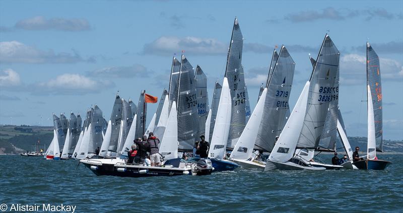 Merlin Rocket Nationals at Tenby day 4 photo copyright Alistair Mackay taken at Tenby Sailing Club and featuring the Merlin Rocket class