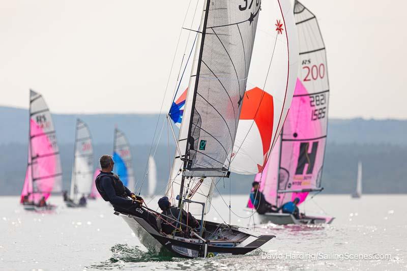 Merlin Rocket and RSs on Bournemouth Digital Poole Week 2024 Day 4 photo copyright David Harding / www.sailingscenes.com taken at Parkstone Yacht Club and featuring the Merlin Rocket class