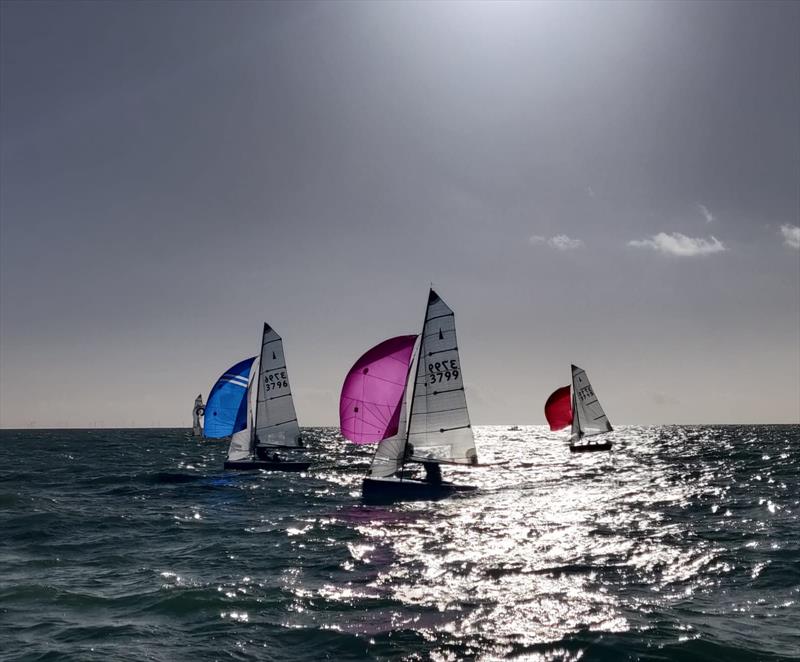 Sunshine ahead of Storm Ashley arriving during the 2024 Merlin Rocket Allen SE Circuit at Shoreham photo copyright David Larner, Louise Carr, Roland Whitehead taken at Shoreham Sailing Club and featuring the Merlin Rocket class