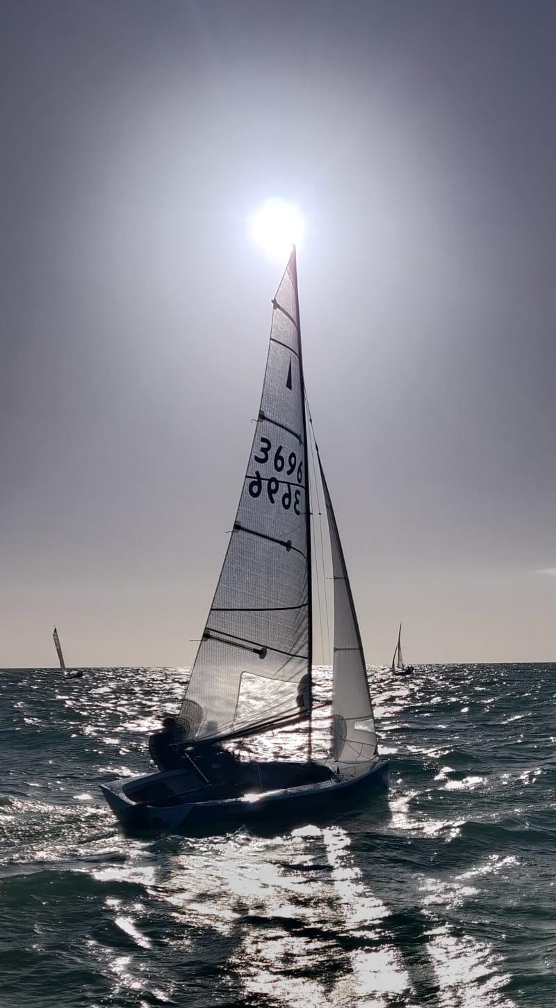 Alex Warren and Jonty Freeman Champion Hurdlers (sea opens!) during the 2024 Merlin Rocket Allen SE Circuit at Shoreham photo copyright David Larner, Louise Carr, Roland Whitehead taken at Shoreham Sailing Club and featuring the Merlin Rocket class