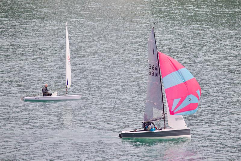 Salcombe Yacht Club Spring Series Race 1 photo copyright Lucy Burn taken at Salcombe Yacht Club and featuring the Merlin Rocket class