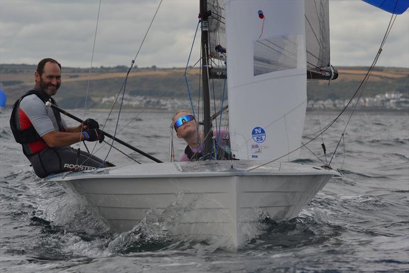 Merlin Rocket Aspire National at Looe Day 5 photo copyright Alex Pausey taken at Looe Sailing Club and featuring the Merlin Rocket class