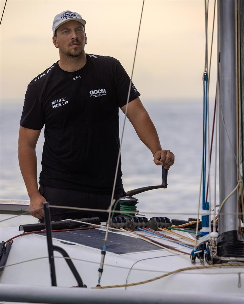 Gold Coast sailor Xavier Doerr commenced a “Little Aussie Lap” photo copyright The Little Aussie Lap taken at Southport Yacht Club, Australia and featuring the Mini Transat class