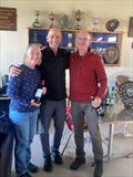Dave and Shan with bad back Simon Dolman in the Miracle Welsh Championship at Shotwick Lake © Dave Thomas