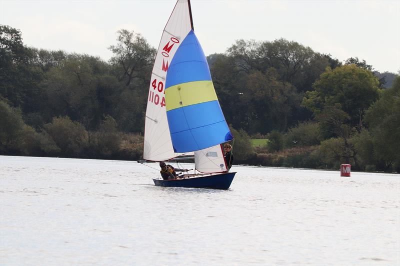 1st Double handed Simon and Julie Dolman during the Border Counties Midweek Sailing Series at Winsford Flash photo copyright Lewis Bowden taken at Winsford Flash Sailing Club and featuring the Miracle class