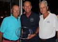The International Masters Regatta - Don Trask with 2012 Masters Regatta winner Dennis Case, and Malin Burnham © San Diego Yacht Club