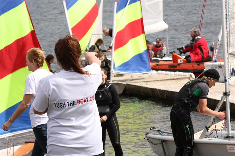 RYA Push the Boat Out at Leigh & Lowton photo copyright Tim Yeates taken at Leigh & Lowton Sailing Club