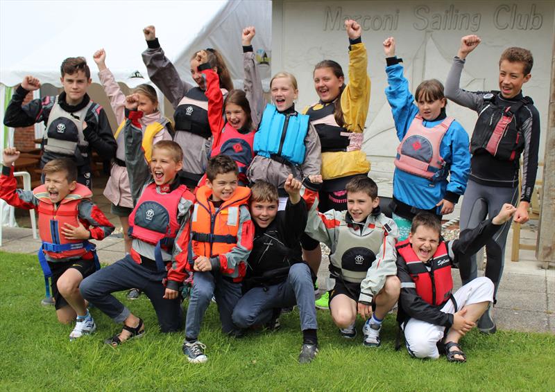Marconi SC host 12 special youngsters from Ukraine photo copyright Alan Caulfield / MSC taken at Marconi Sailing Club