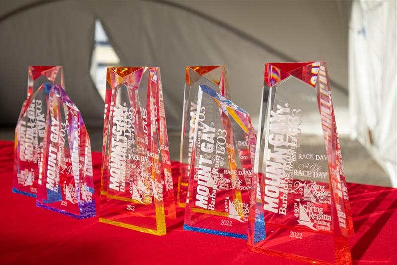 Mount Gay Race Day awards were presented to winners in each class - 49th BVI Spring Regatta photo copyright Alastair Abrehart taken at Royal BVI Yacht Club