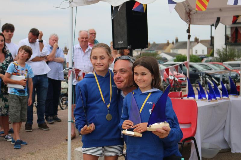 Parent and Child winners Frankie Karas and Stephen and Morgan Cross - photo © James Stacey