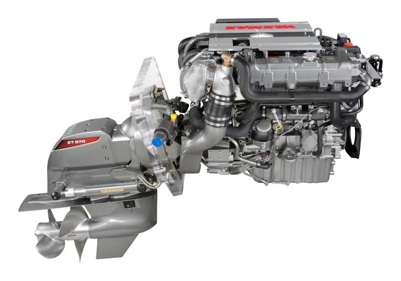 Yanmar 4LV sterndrive marine diesel engine with Yanmar ZT370 photo copyright Yanmar Marine taken at 