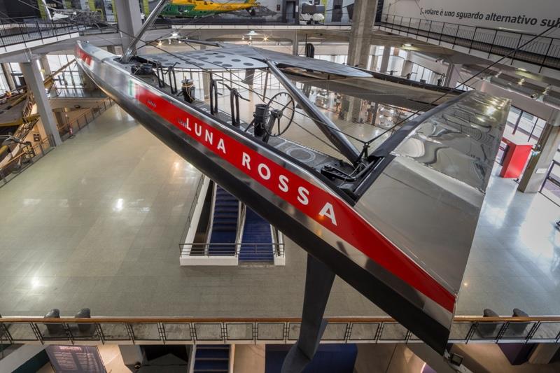 The Catamaran AC72 'Luna Rossa' at the National Museum of Science and Technology 'Leonardo da Vinci' in Milan - photo © Carlo Borlenghi / Foiling Week