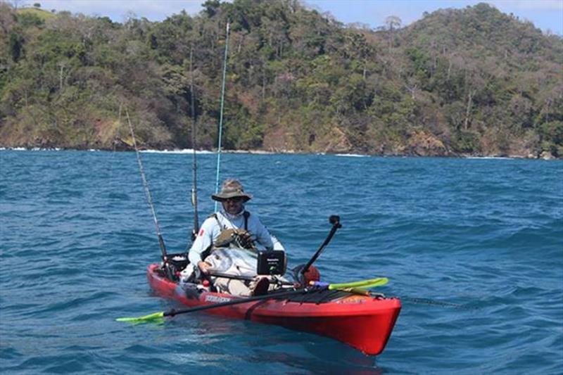 James McBeath used a Raymarine Dragonfly to locate and catch over 70 pounds of fish on the final day of competition to win the recent Los Buzos World Kayak Fishing Championships in Cambutal, Panama. - photo © Raymarine