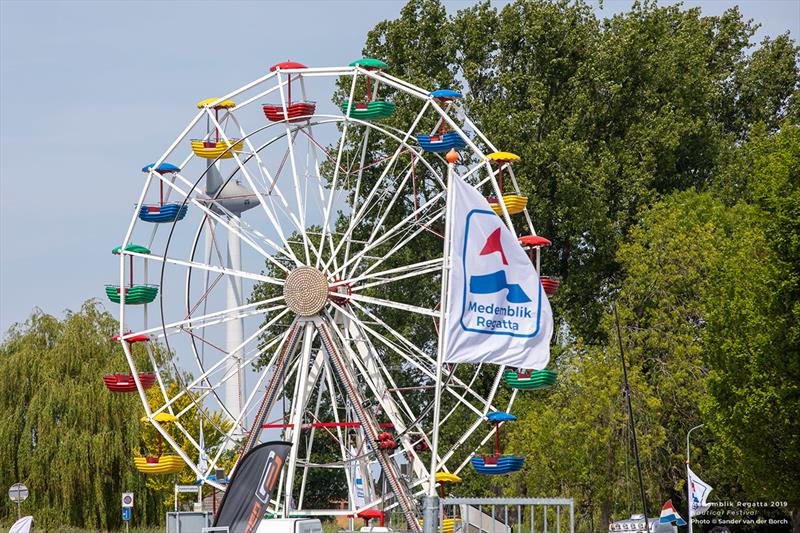 Ferry wheel ready for Nautical Festival - 2019 Medemblik Regatta - Day 3 - photo © Sander van der Borch