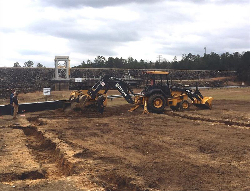 Union Sportsmen's Alliance volunteers began construction of the new public pavilion at Smith Lake, Alabama photo copyright Dan Johnson taken at 