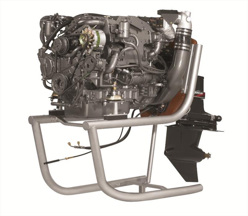 240 mph @ 3300 rpm, 3.455 ltr, in-line 4 cyclinder, direct injection, turbo charged with intercooler, the 4LHA is an extremely versatile engine especially for multihull vessels - photo © Power Equipment