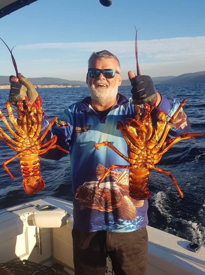 Greg Gard with South East Lobster. - photo © Carl Hyland