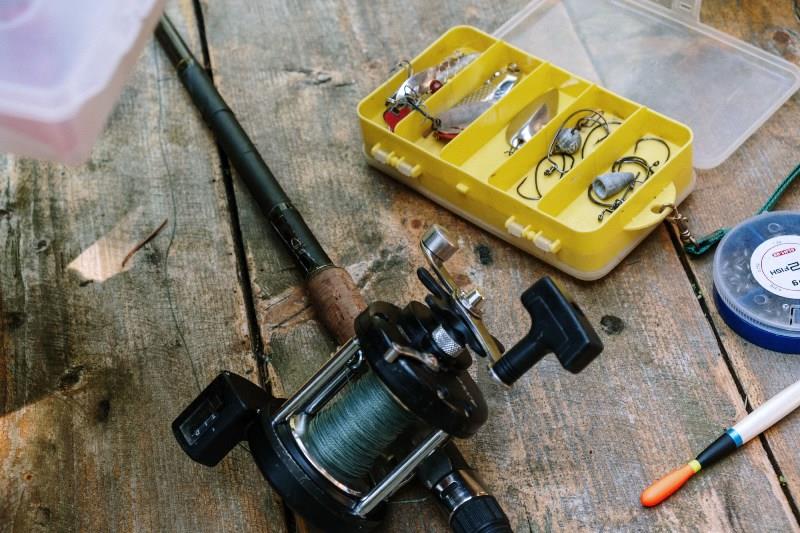 Fishing gear on a wooden table photo copyright Laurie Wilkins taken at 